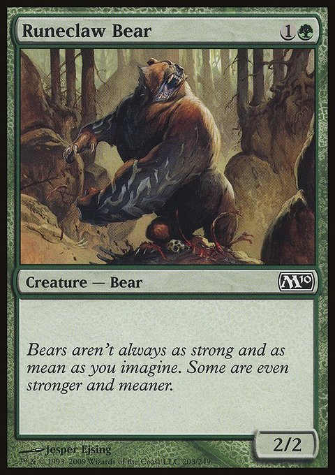 Runeclaw Bear - Magic 2010 (M10)