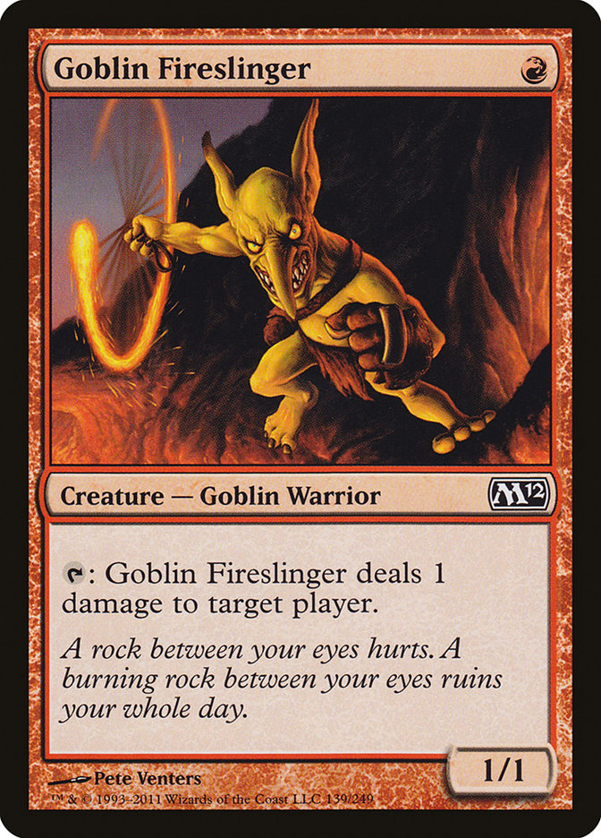 Goblin Fireslinger - Magic 2012 (M12)