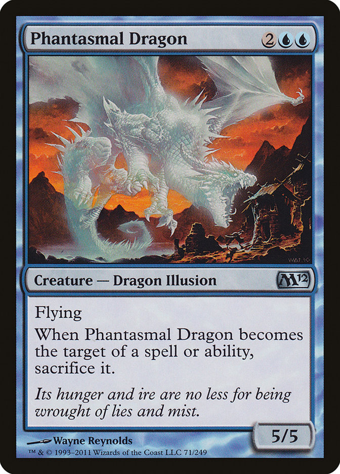 Phantasmal Dragon - Magic 2012 (M12)