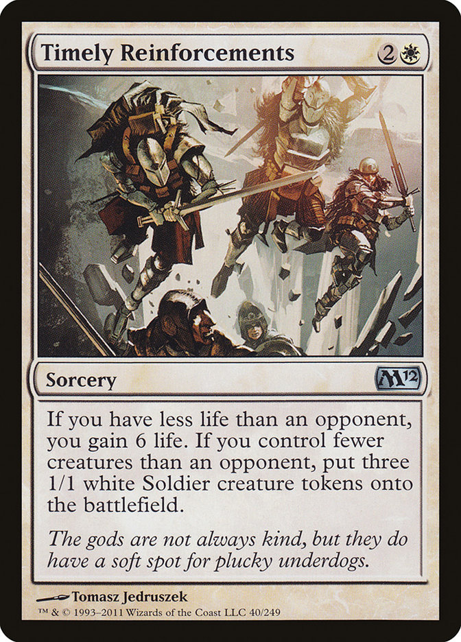 Timely Reinforcements - Magic 2012 (M12)
