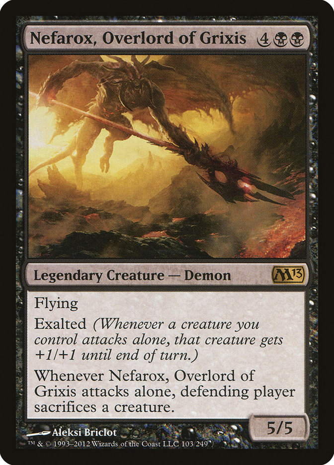 Nefarox, Overlord of Grixis - Magic 2013