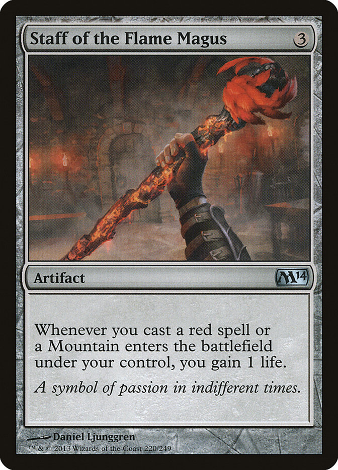 Staff of the Flame Magus - Magic 2014 (M14)