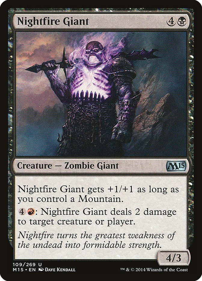 Gigante do Fogo Noturno - Magic 2015