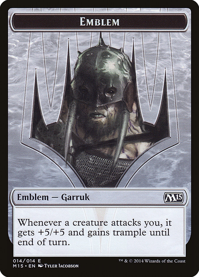 Garruk, Apex Predator Emblem - Magic 2015 (M15)