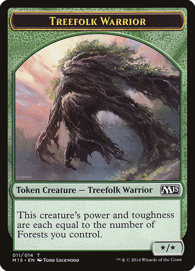Treefolk Warrior - Magic 2015