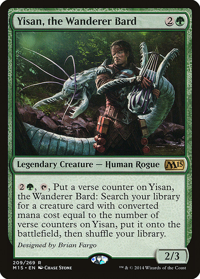 Yisan, the Wanderer Bard - Magic 2015 (M15)