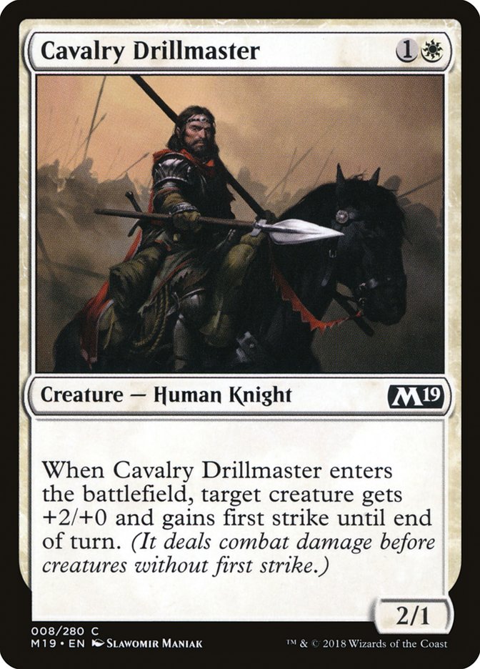 Cavalry Drillmaster - Core Set 2019 (M19)