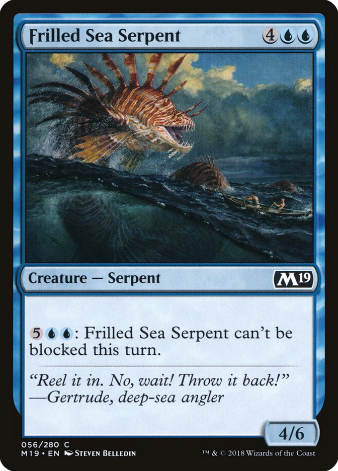 Frilled Sea Serpent - Core Set 2019 (M19)