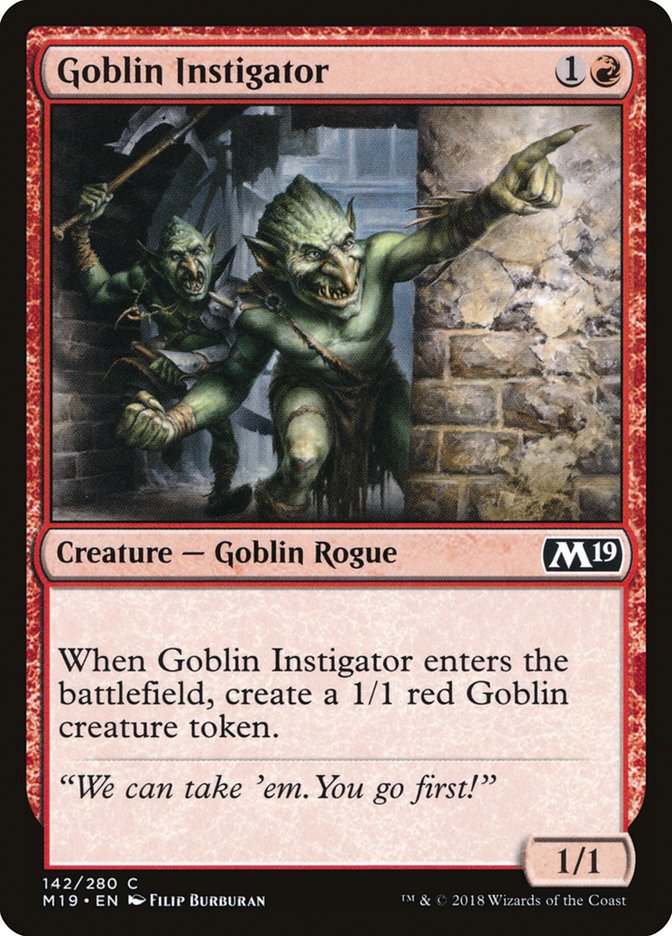 Goblin Instigator - Core Set 2019 (M19)