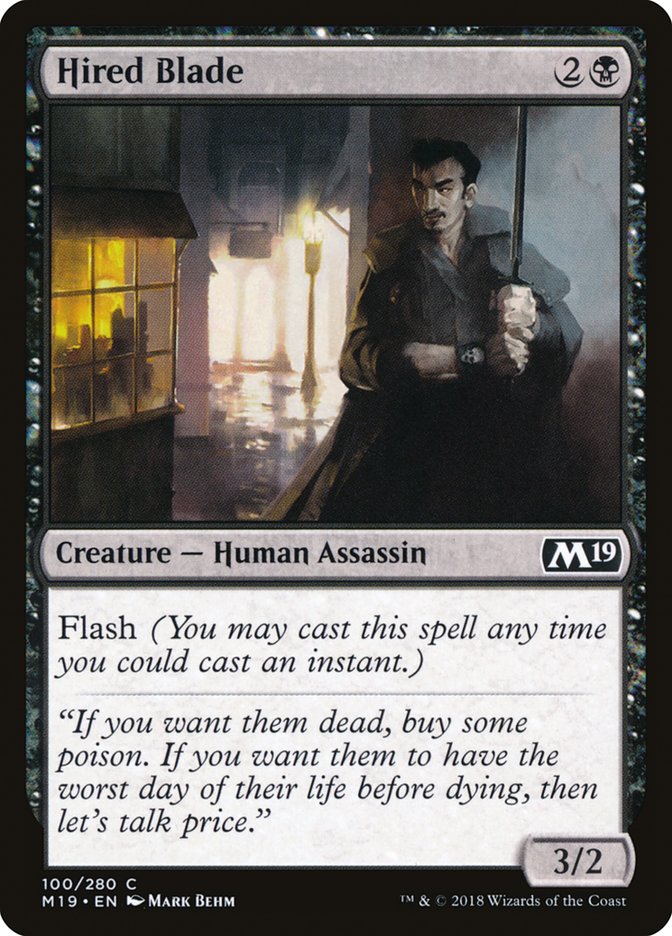 Hired Blade - Core Set 2019 (M19)