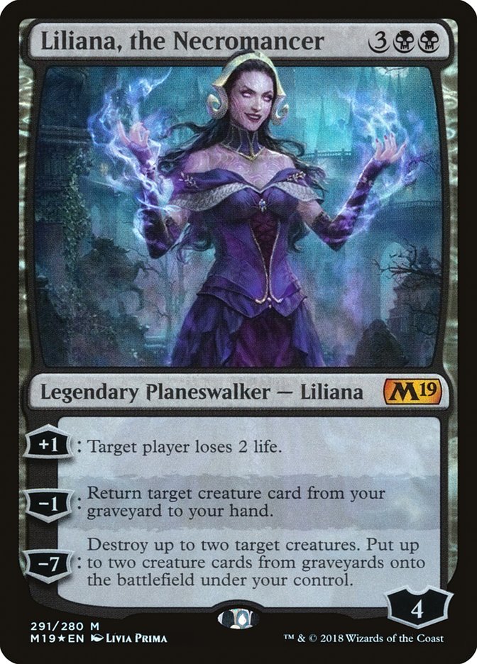 Liliana, a Necromante - Core Set 2019