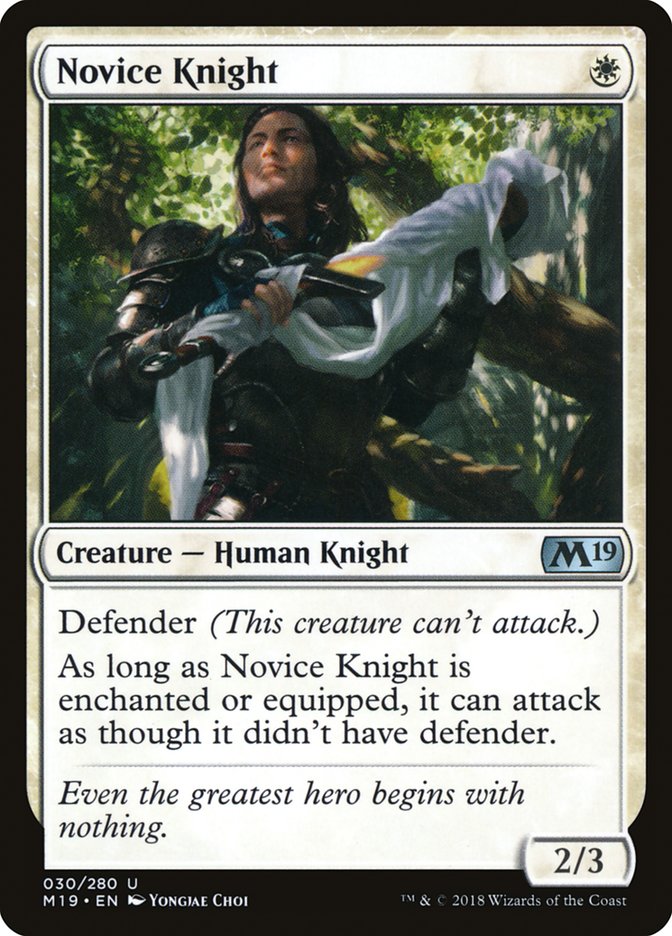 Novice Knight - Core Set 2019 (M19)