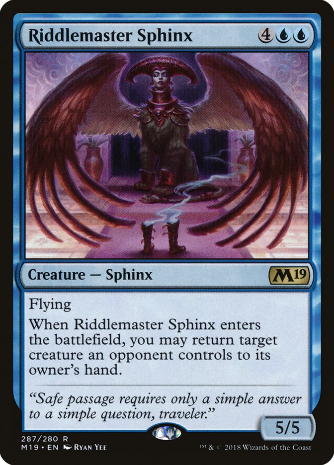 Riddlemaster Sphinx - Core Set 2019 (M19)