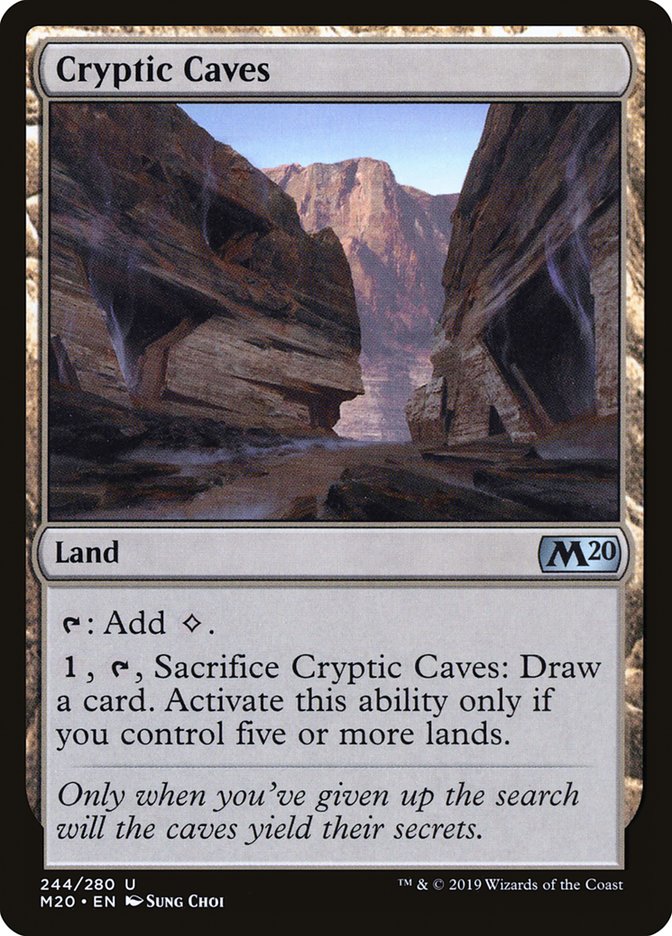 Cuevas crípticas - Core Set 2020 (M20)