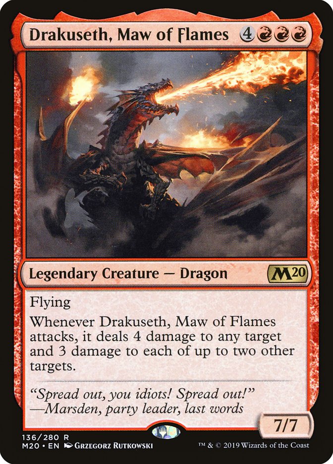 Drakuseth, Maw of Flames - Core Set 2020 (M20)
