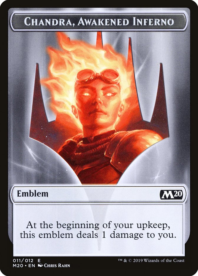 Chandra, Awakened Inferno Emblem - Core Set 2020 (M20)