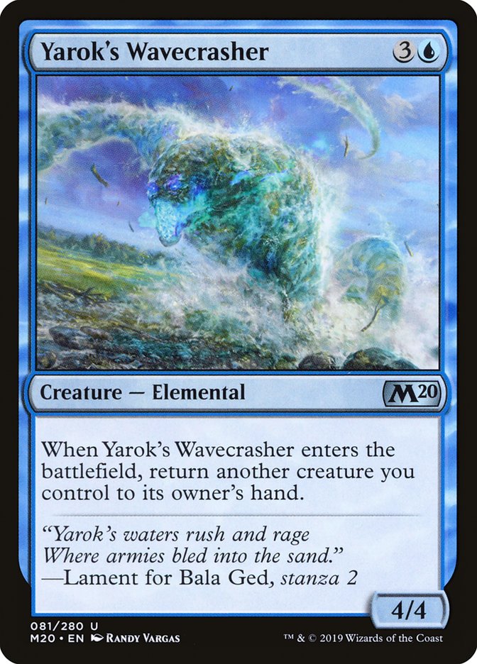 Yarok's Wavecrasher - Core Set 2020