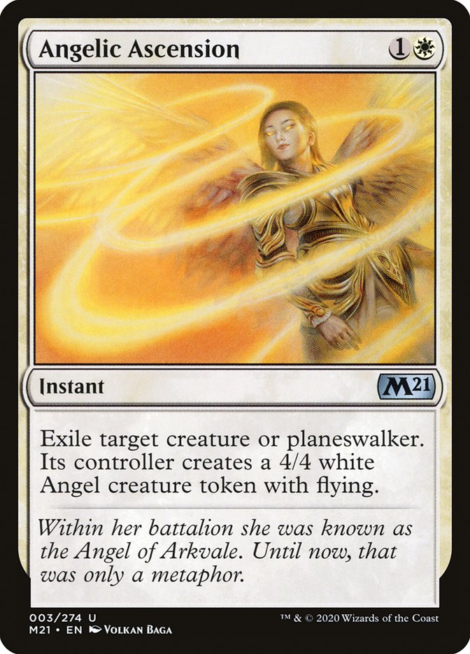 Angelic Ascension - MTG Card versions