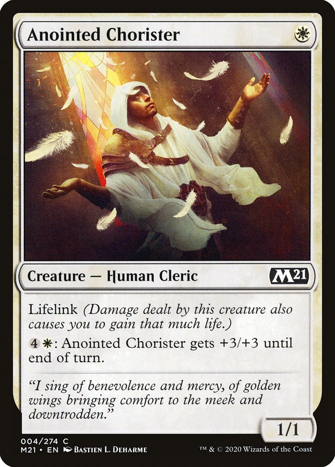 Anointed Chorister - MTG Card versions