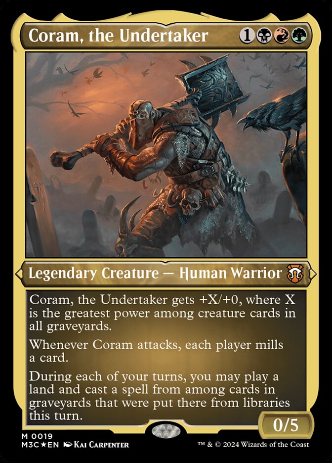 Coram, the Undertaker - Modern Horizons 3 Commander (M3C)