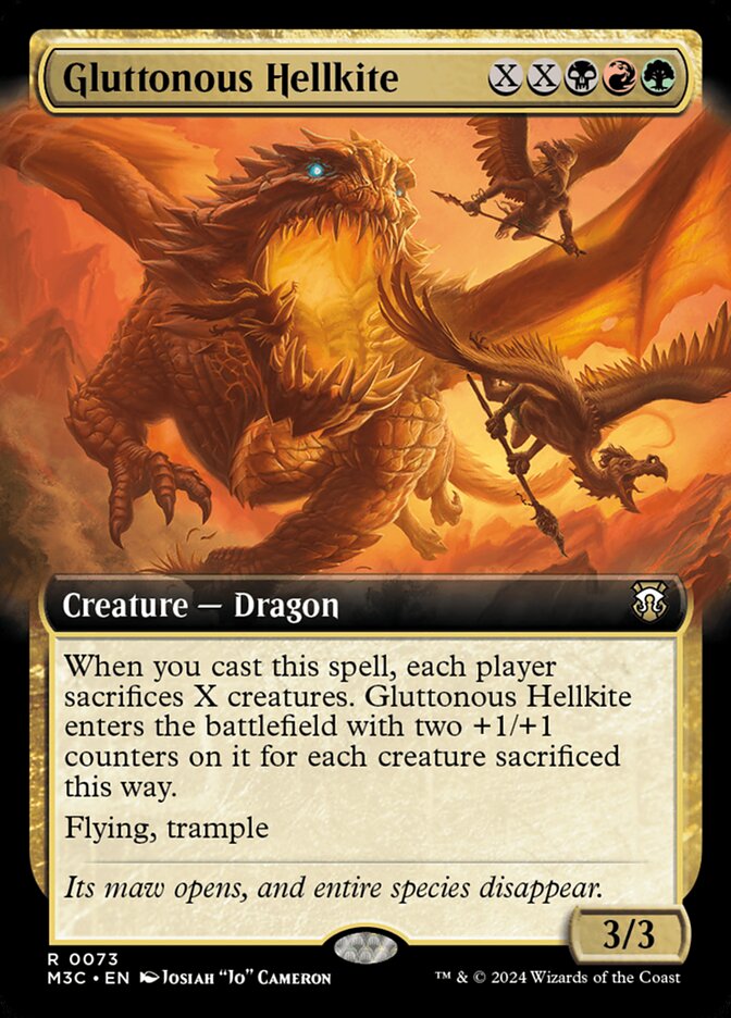 Gluttonous Hellkite - Modern Horizons 3 Commander (M3C)