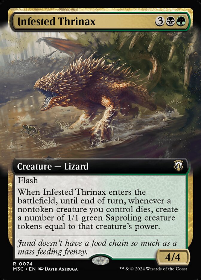 Infested Thrinax - Modern Horizons 3 Commander (M3C)