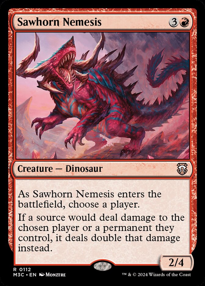 Sawhorn Nemesis - Modern Horizons 3 Commander (M3C)