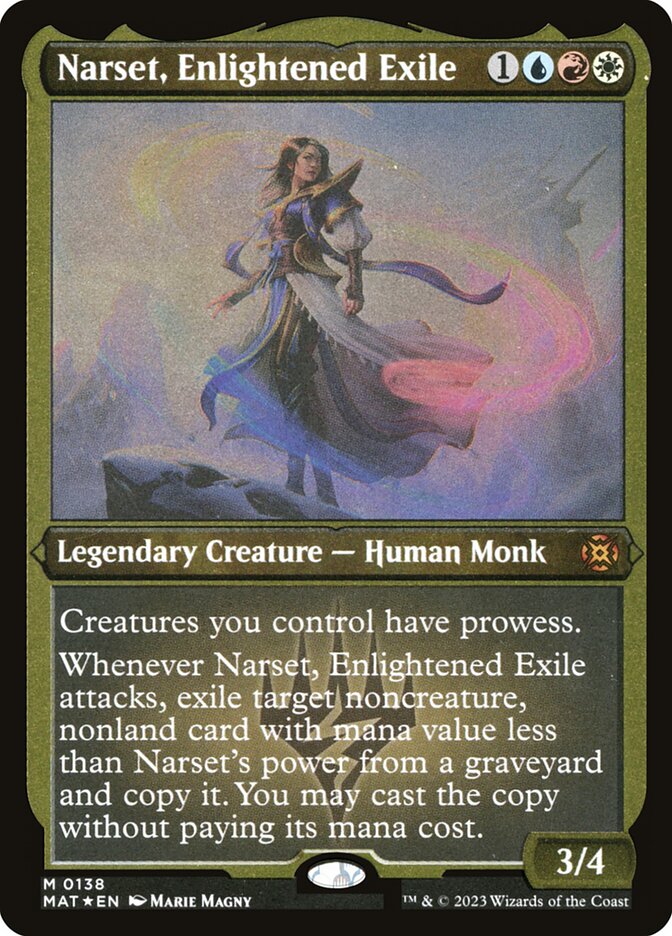 Narset, Enlightened Exile - March of the Machine: The Aftermath (MAT)