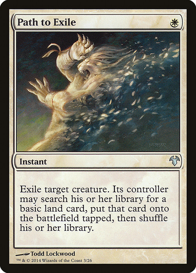 Path to Exile - MTG Card versions