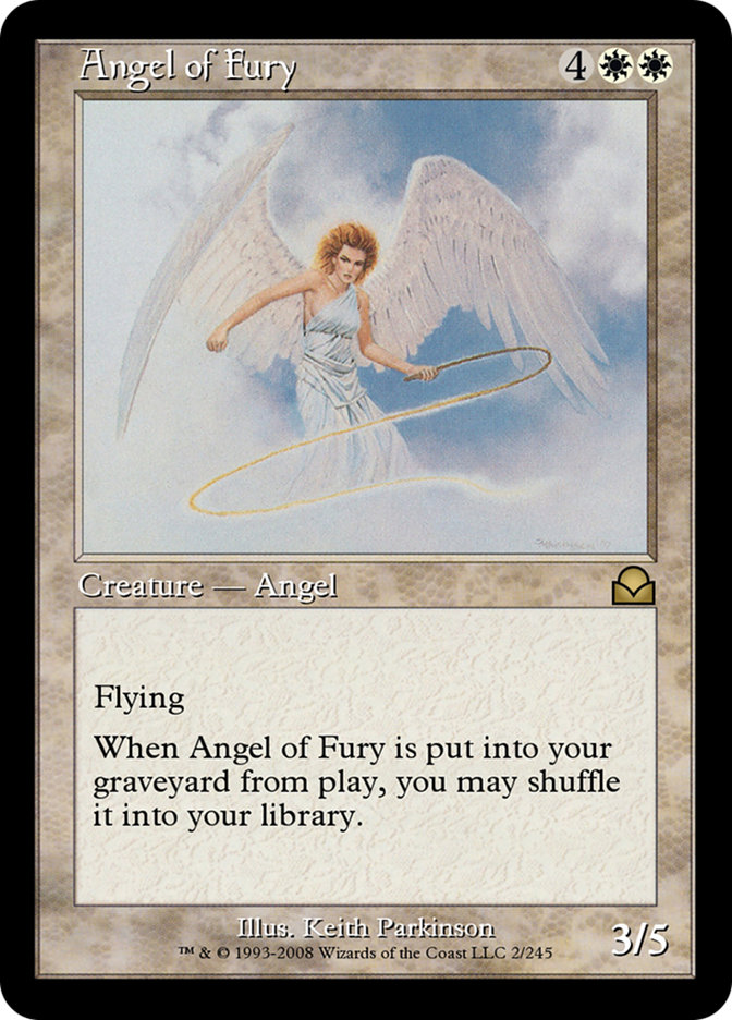 Angel of Fury - MTG Card versions