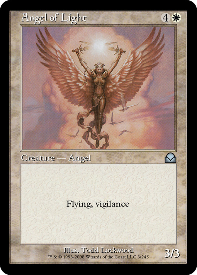 Angel of Light - MTG Card versions