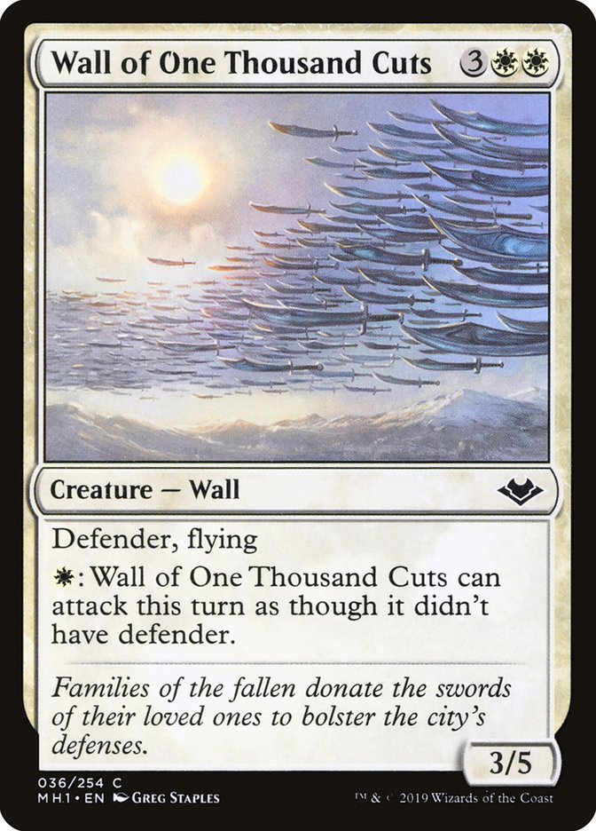 Wall of One Thousand Cuts - Modern Horizons (MH1)