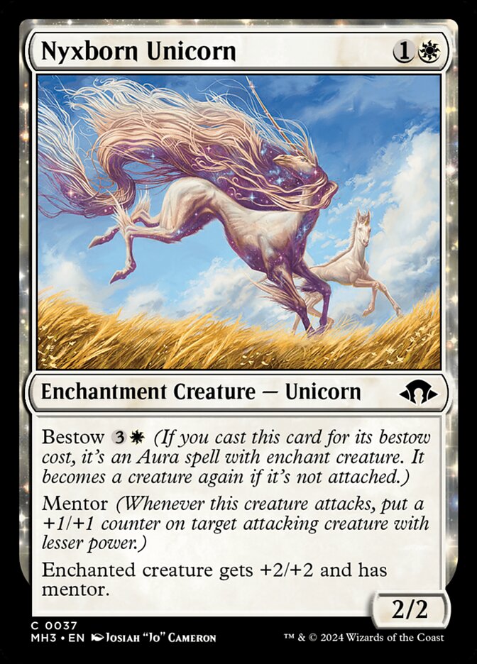 Unicornio nativo de Nyx - Modern Horizons 3