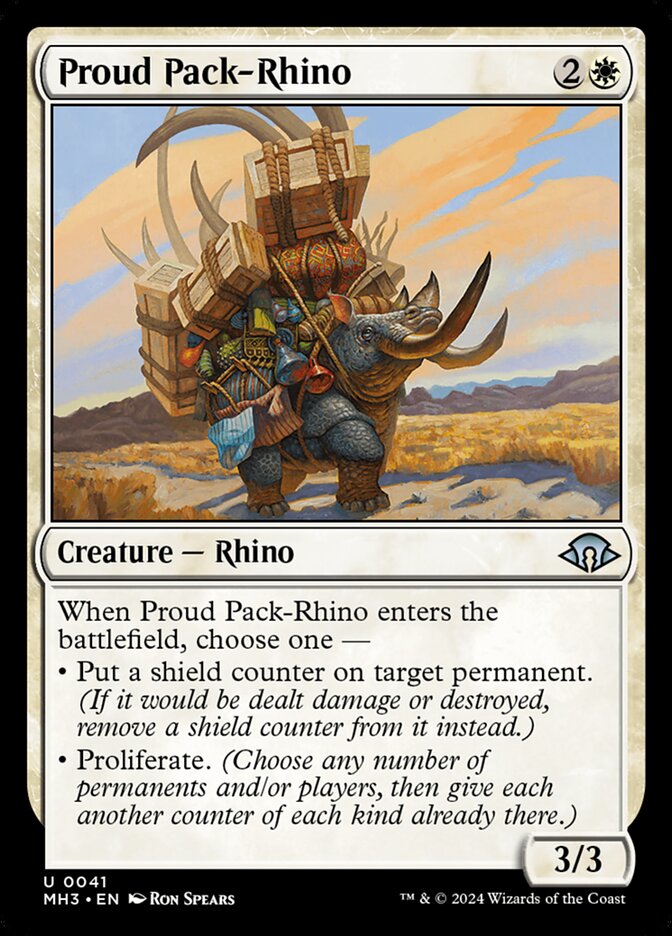 Rinoceronte da Manada Orgulhoso - Modern Horizons 3