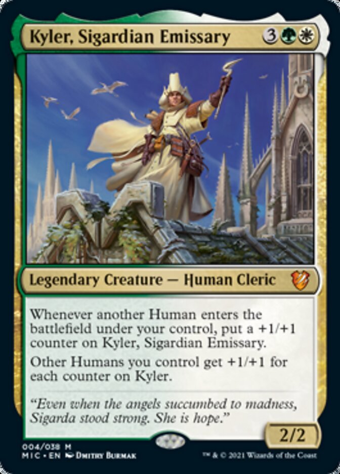 Kyler, Sigardian Emissary - MTG Card versions