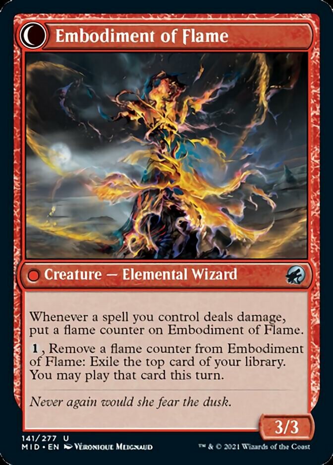 Flame Channeler // Embodiment of Flame - Innistrad: Midnight Hunt (MID)