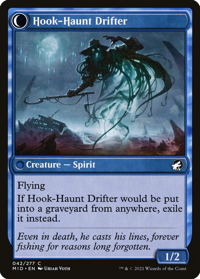Baithook Angler // Hook-Haunt Drifter - Innistrad: Midnight Hunt (MID)