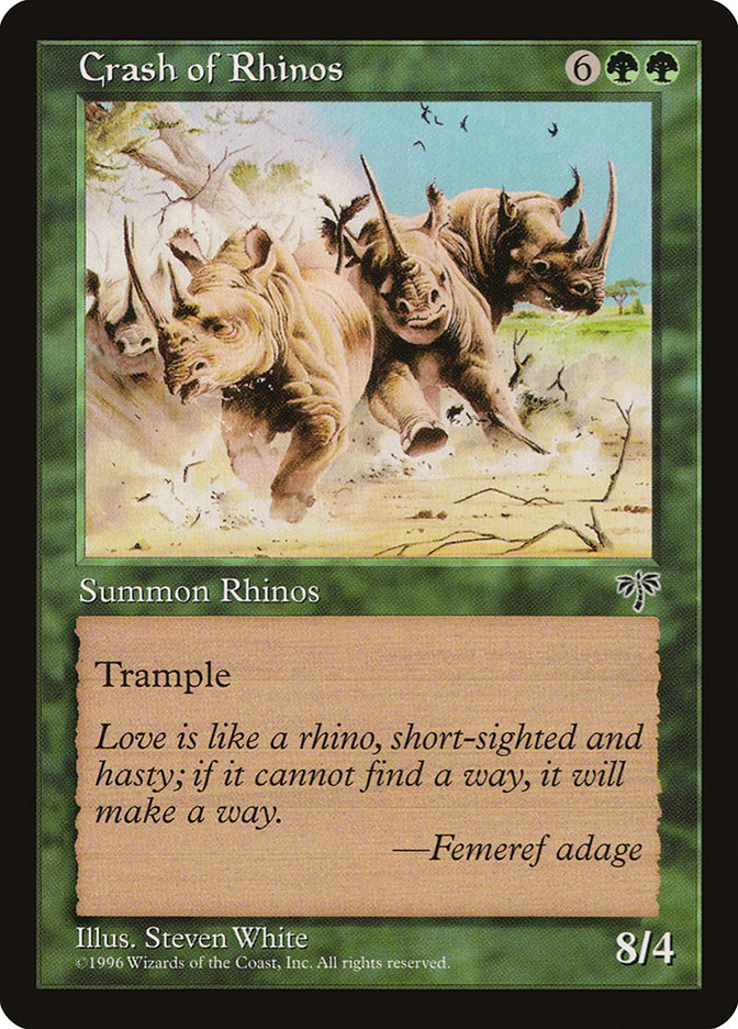 Lucha de rinocerontes - Mirage (MIR)