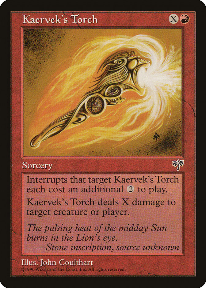 Kaervek's Torch - Mirage (MIR)