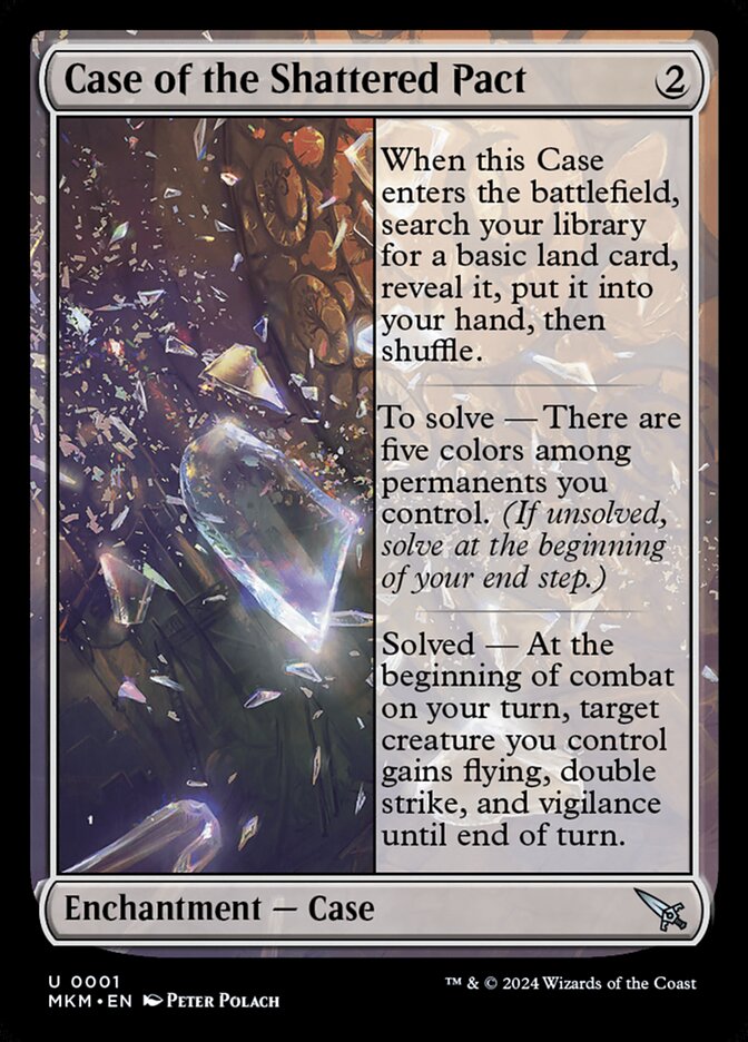 Case of the Shattered Pact - MTG Card versions