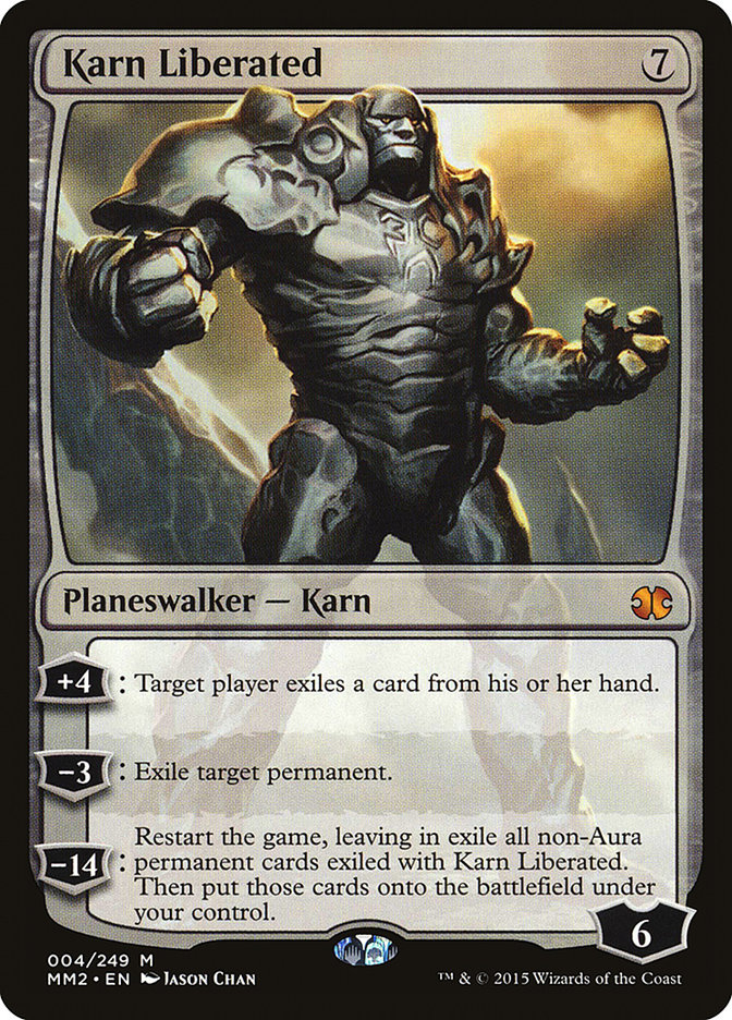 Karn Liberated - MTG Card versions