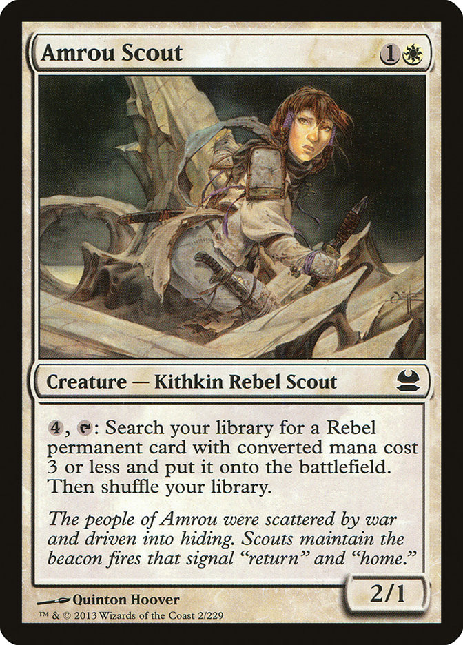 Amrou Scout - MTG Card versions