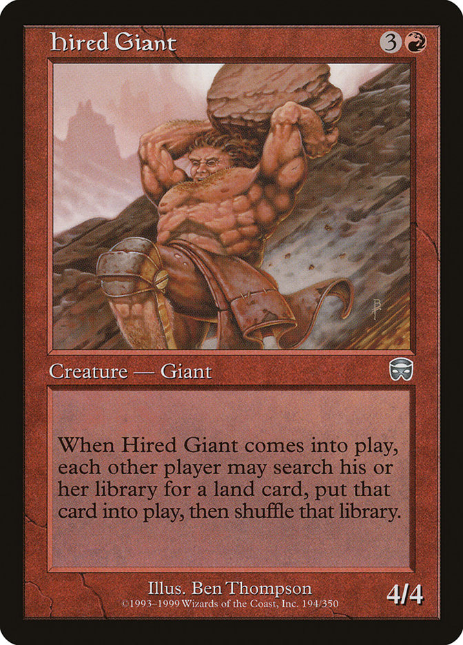 Hired Giant - Mercadian Masques