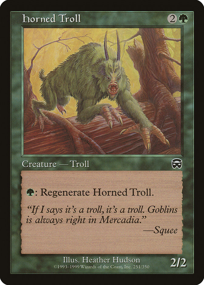 Horned Troll - Mercadian Masques (MMQ)