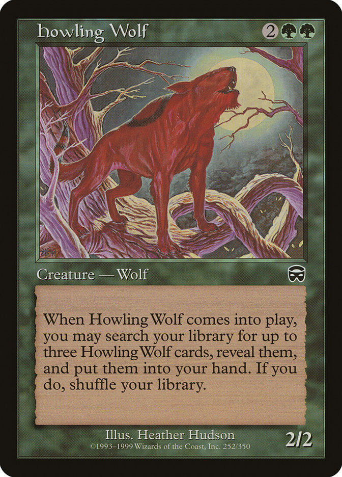 Howling Wolf - Mercadian Masques (MMQ)