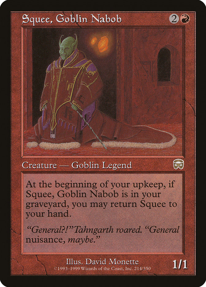 Squee, Goblin Nabob - Mercadian Masques (MMQ)
