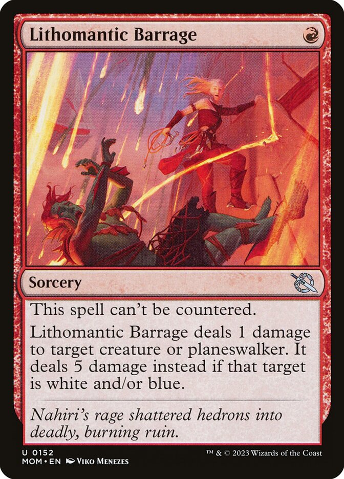 Lithomantic Barrage - March of the Machine
