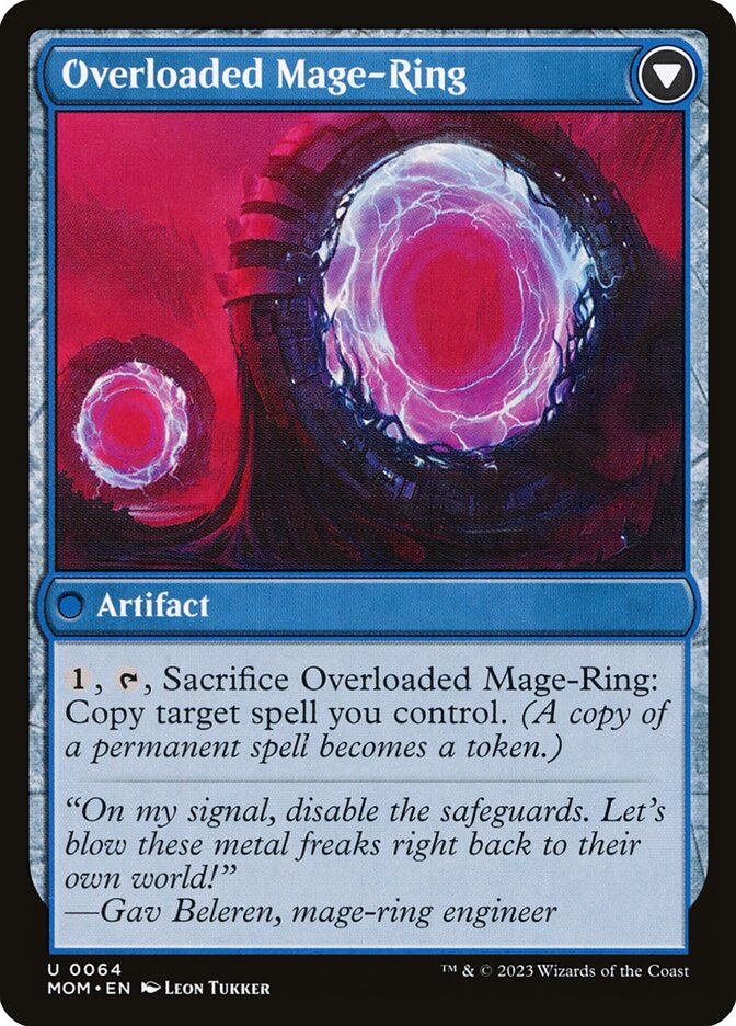 Invasion of Vryn // Overloaded Mage-Ring - March of the Machine