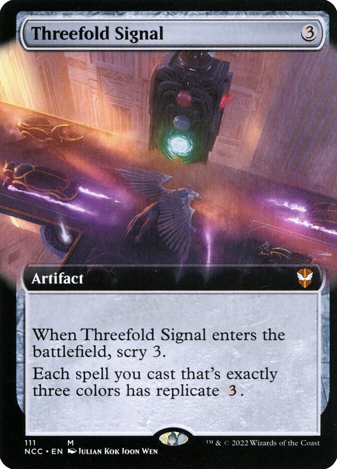 Threefold Signal - New Capenna Commander (NCC)