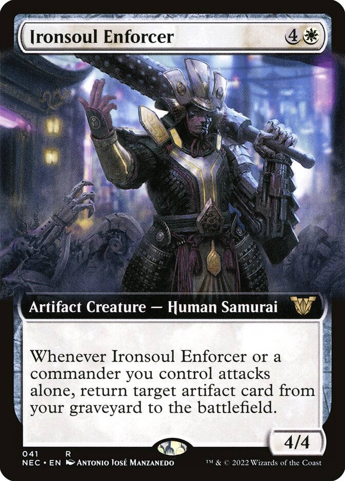 Ironsoul Enforcer - Neon Dynasty Commander (NEC)
